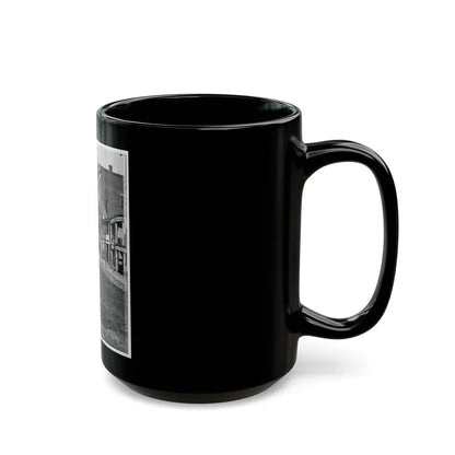 Atlanta, Ga. View On Decatur Street, Showing Trout House And Masonic Hall (U.S. Civil War) Black Coffee Mug - Go Mug Yourself