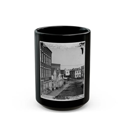 Atlanta, Ga. View On Whitehall Street (U.S. Civil War) Black Coffee Mug 15oz - Go Mug Yourself