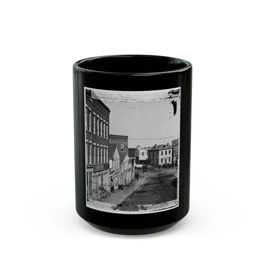Atlanta, Ga. View On Whitehall Street (U.S. Civil War) Black Coffee Mug 15oz - Go Mug Yourself