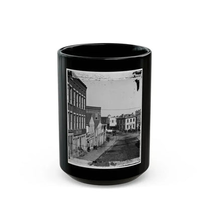 Atlanta, Ga. View On Whitehall Street (U.S. Civil War) Black Coffee Mug 15oz - Go Mug Yourself