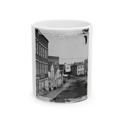 Atlanta, Ga. View On Whitehall Street (U.S. Civil War) White Coffee Mug 11oz - Go Mug Yourself