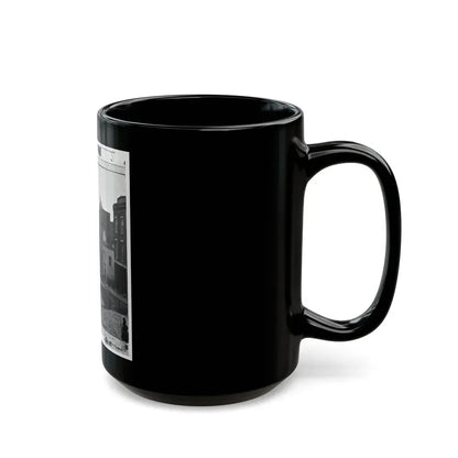 Atlanta, Ga. Wagon Train On Marietta Street (U.S. Civil War) Black Coffee Mug - Go Mug Yourself