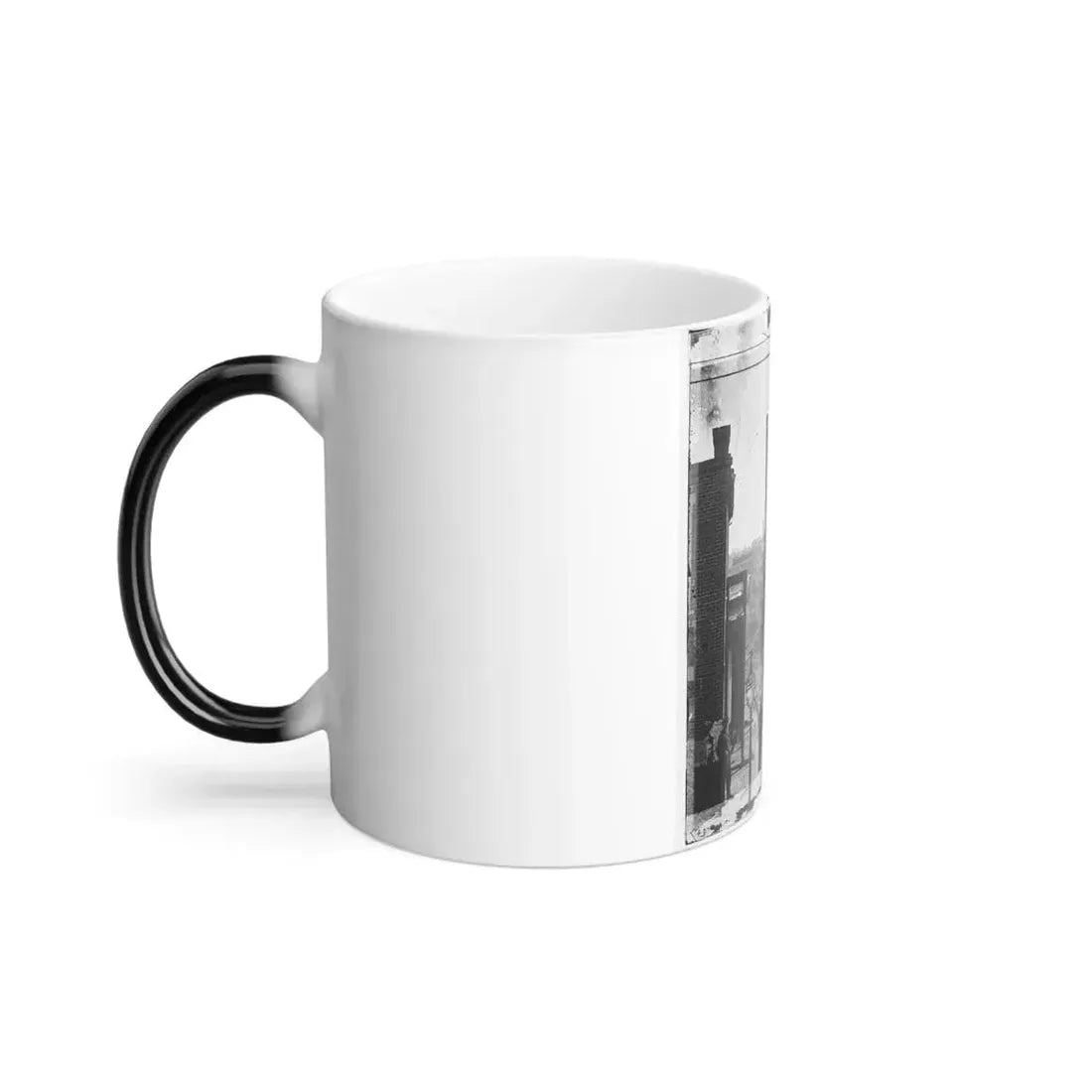 Atlanta, Ga. Wagon Train on Marietta Street (U.S. Civil War) Color Changing Coffee Mug 11oz - Go Mug Yourself