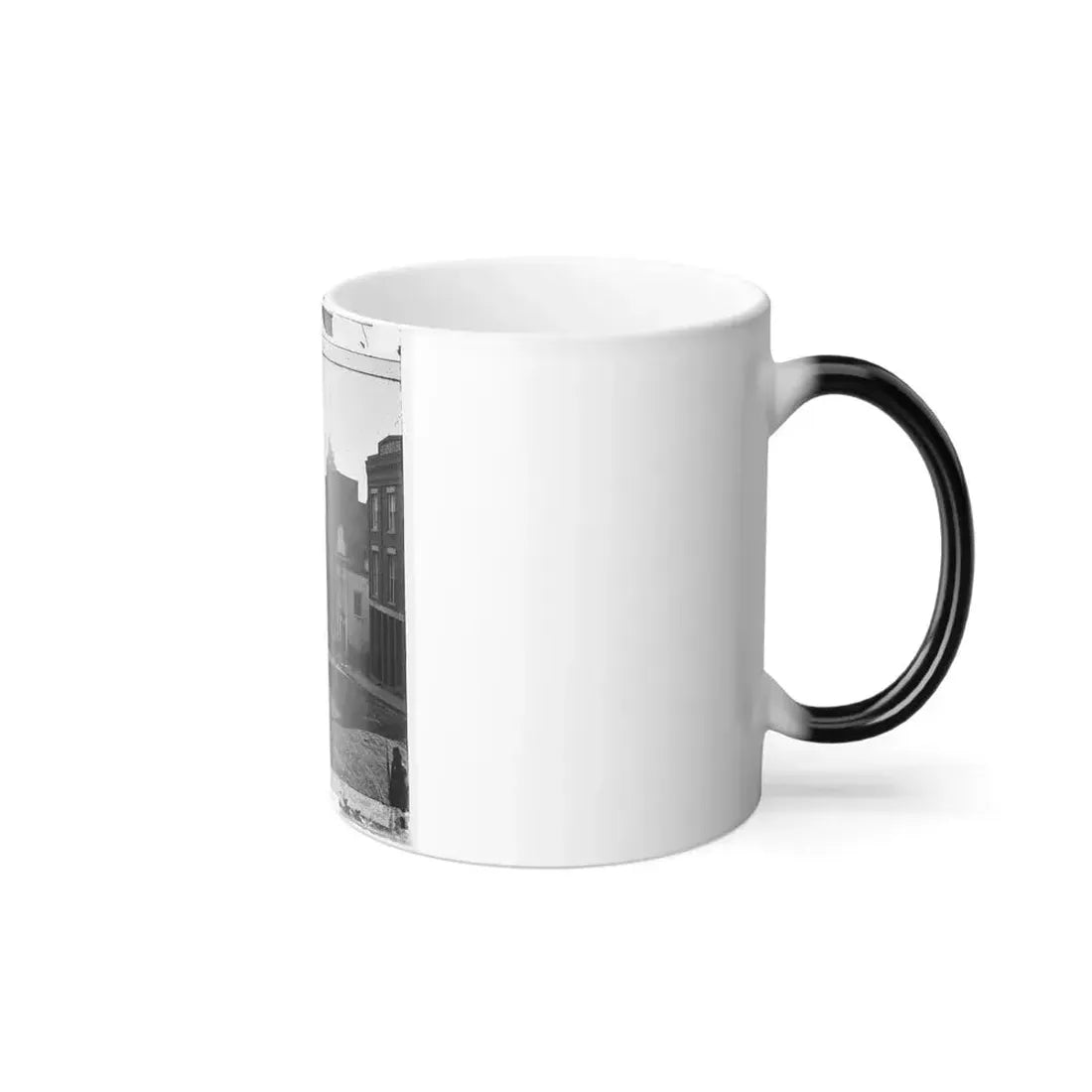 Atlanta, Ga. Wagon Train on Marietta Street (U.S. Civil War) Color Changing Coffee Mug 11oz - Go Mug Yourself