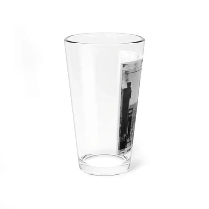 Atlanta, Ga. Wagon Train On Marietta Street (U.S. Civil War) Pint Glass 16oz - Go Mug Yourself