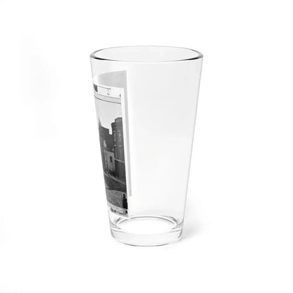 Atlanta, Ga. Wagon Train On Marietta Street (U.S. Civil War) Pint Glass 16oz - Go Mug Yourself