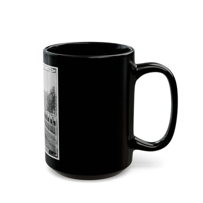 Atlanta, Ga. City Hall; Camp Of 2d Massachusetts Infantry On The Grounds (U.S. Civil War) Black Coffee Mug-Go Mug Yourself