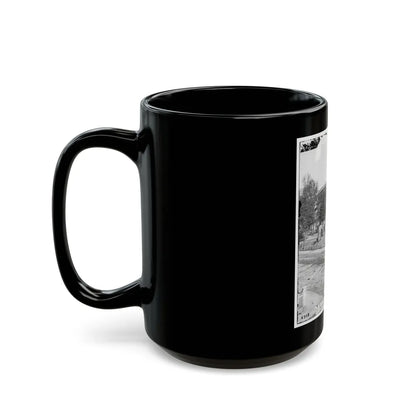 Atlanta, Ga. City Hall; Camp Of 2d Massachusetts Infantry On The Grounds (U.S. Civil War) Black Coffee Mug-Go Mug Yourself