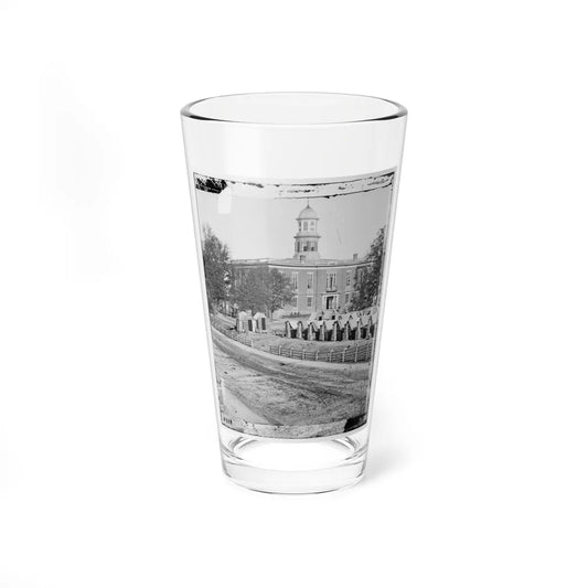 Atlanta, Ga. City Hall; Camp Of 2d Massachusetts Infantry On The Grounds (U.S. Civil War) Pint Glass 16oz-16oz-Go Mug Yourself