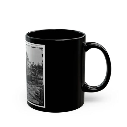 Atlanta, Ga. Confederate Palisades And Chevaux-De-Frise Near Potter House (U.S. Civil War) Black Coffee Mug-Go Mug Yourself