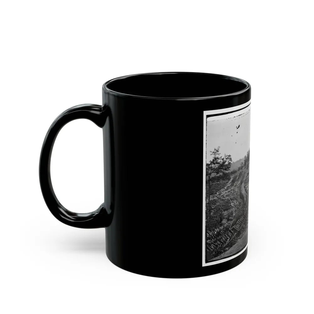 Atlanta, Ga. Confederate Palisades And Chevaux-De-Frise Near Potter House (U.S. Civil War) Black Coffee Mug-Go Mug Yourself