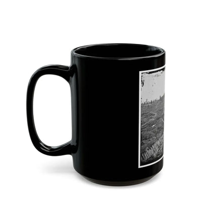 Atlanta, Ga. Confederate Palisades, On North Side Of City (U.S. Civil War) Black Coffee Mug-Go Mug Yourself