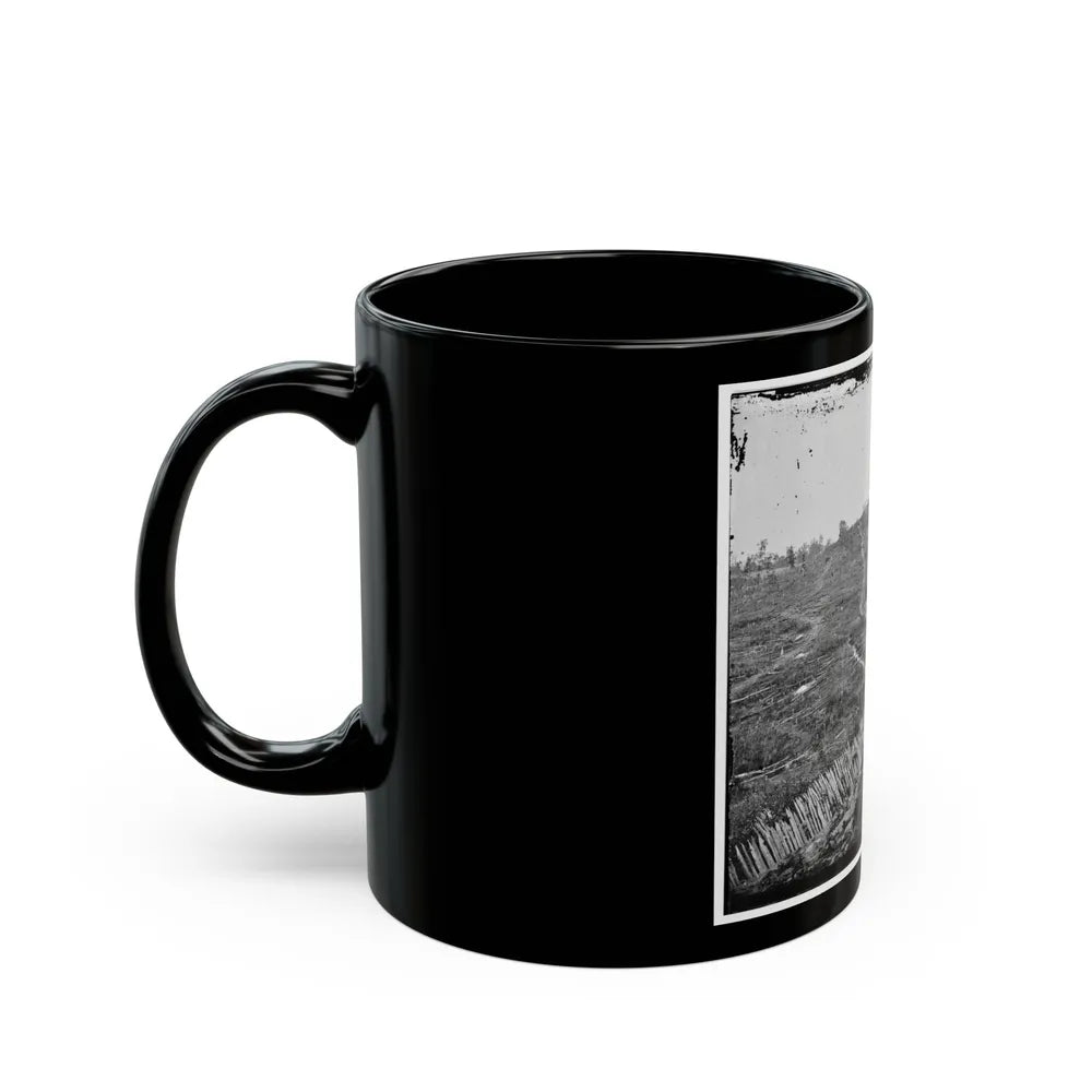 Atlanta, Ga. Confederate Palisades, On North Side Of City (U.S. Civil War) Black Coffee Mug-Go Mug Yourself