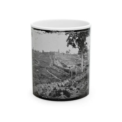 Atlanta, Ga. Confederate Palisades, On North Side Of City (U.S. Civil War) White Coffee Mug-11oz-Go Mug Yourself