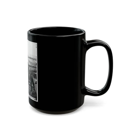 Atlanta, Ga. Gen. William T. Sherman On Horseback At Federal Fort No. 7 (U.S. Civil War) Black Coffee Mug-Go Mug Yourself