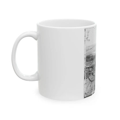 Atlanta, Ga. Gen. William T. Sherman On Horseback At Federal Fort No. 7 (U.S. Civil War) White Coffee Mug-Go Mug Yourself