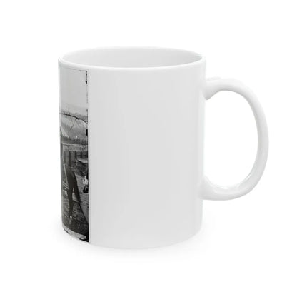 Atlanta, Ga. Gen. William T. Sherman On Horseback At Federal Fort No. 7 (U.S. Civil War) White Coffee Mug-Go Mug Yourself