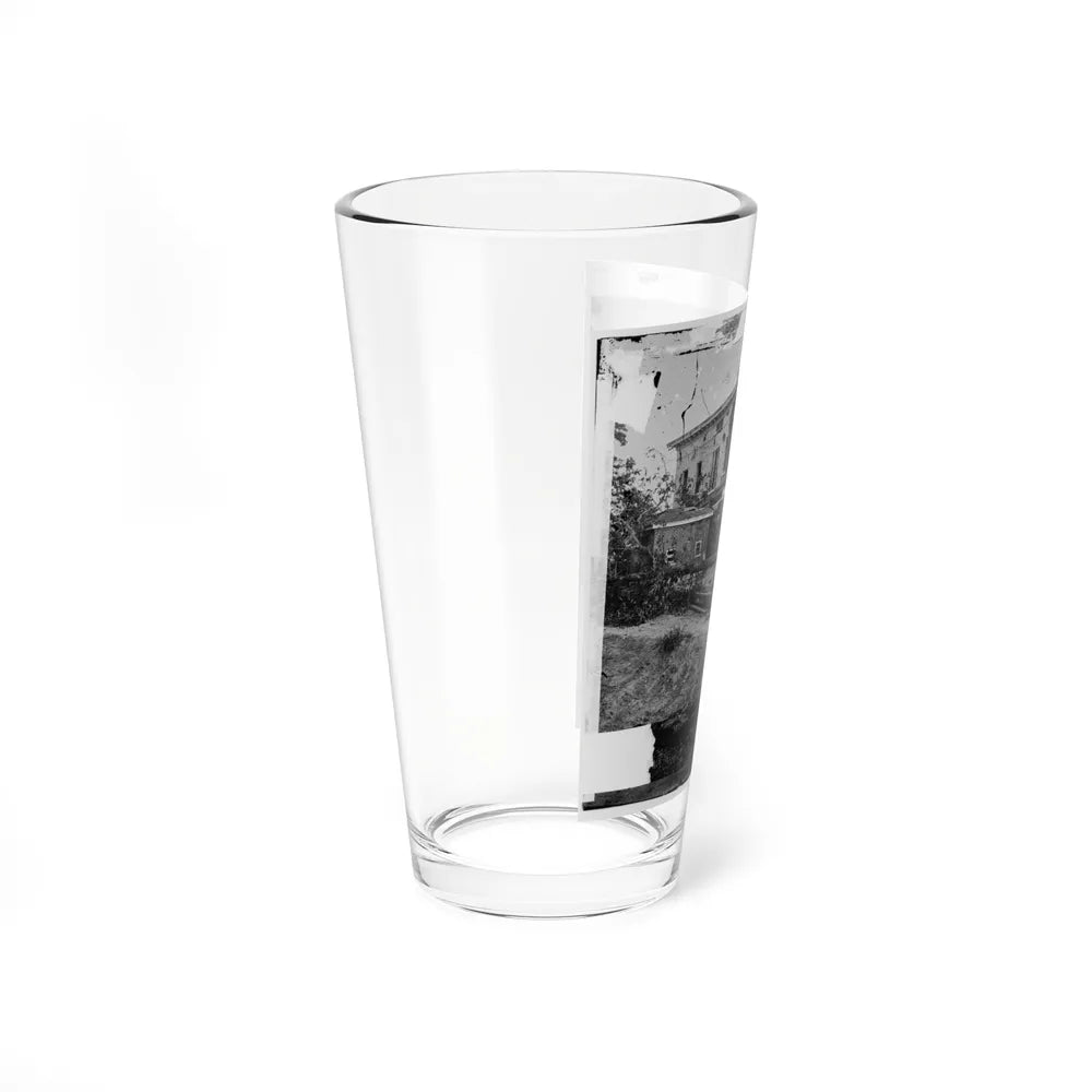 Atlanta, Ga. The Shell-Damaged Ponder House (U.S. Civil War) Pint Glass 16oz-Go Mug Yourself