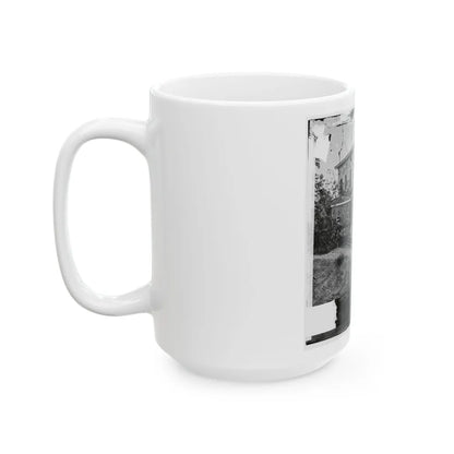 Atlanta, Ga. The Shell-Damaged Ponder House (U.S. Civil War) White Coffee Mug-Go Mug Yourself