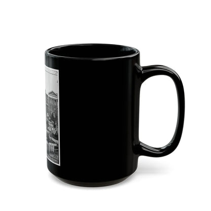 Atlanta, Ga. Trout House, Masonic Hall, And Federal Encampment On Decatur Street (U.S. Civil War) Black Coffee Mug-Go Mug Yourself