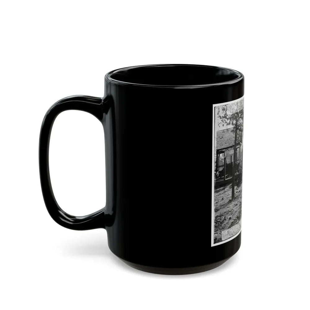 Atlanta, Ga., Vicinity. Federal Pickets Before The City (U.S. Civil War) Black Coffee Mug-Go Mug Yourself