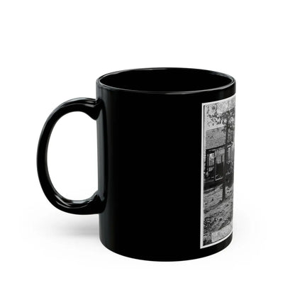 Atlanta, Ga., Vicinity. Federal Pickets Before The City (U.S. Civil War) Black Coffee Mug-Go Mug Yourself