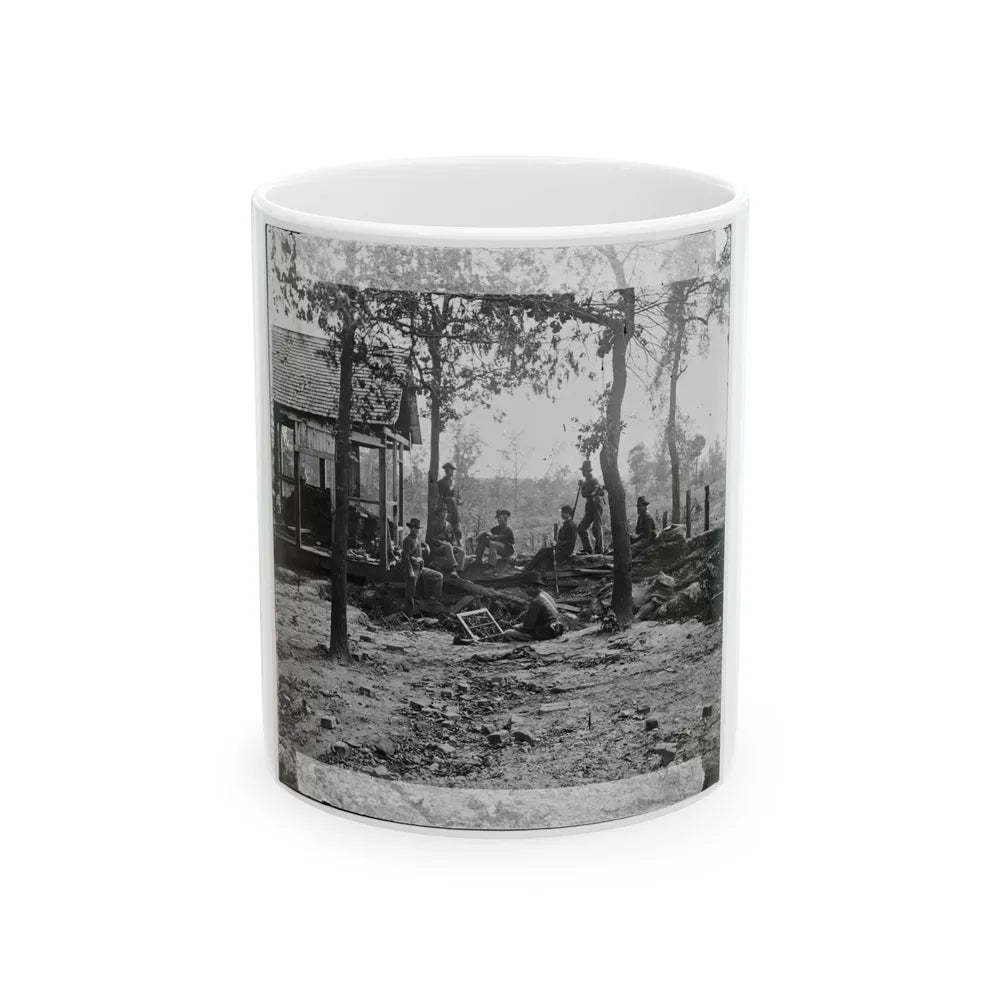 Atlanta, Ga., Vicinity. Federal Pickets Before The City (U.S. Civil War) White Coffee Mug-11oz-Go Mug Yourself