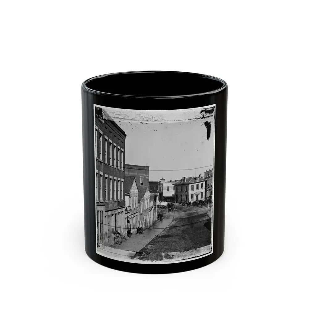 Atlanta, Ga. View On Whitehall Street (U.S. Civil War) Black Coffee Mug-11oz-Go Mug Yourself