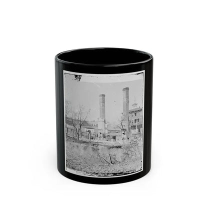 Atlanta, Georgia. Burned Building (U.S. Civil War) Black Coffee Mug 11oz - Go Mug Yourself