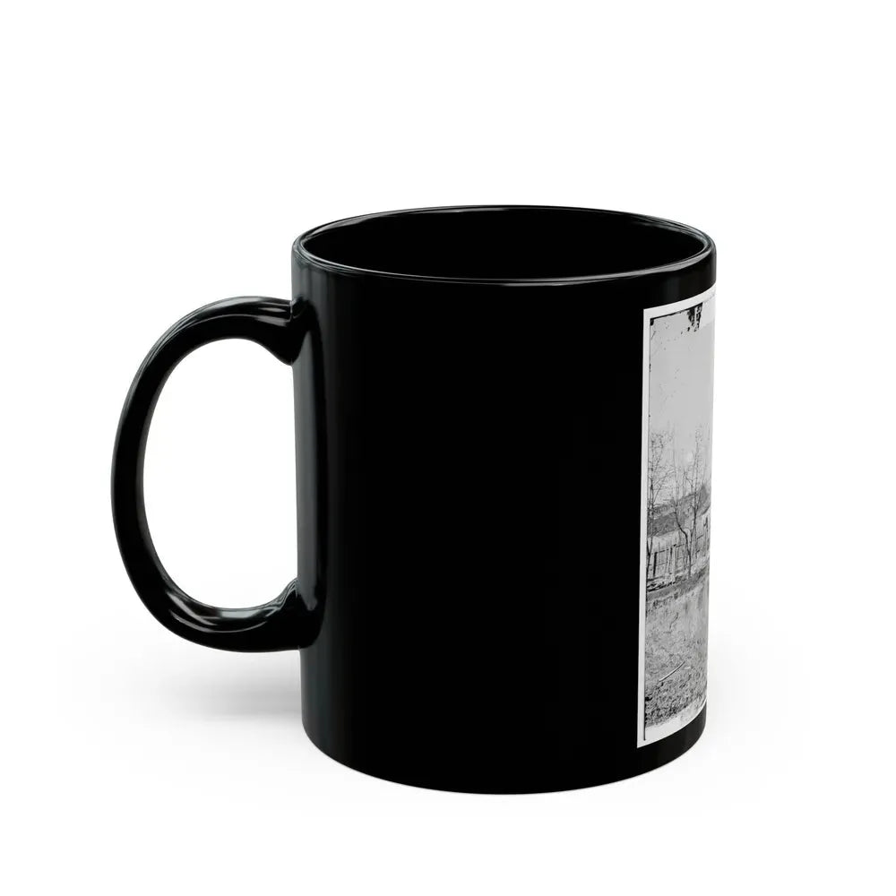 Atlanta, Georgia. Burned Building (U.S. Civil War) Black Coffee Mug - Go Mug Yourself