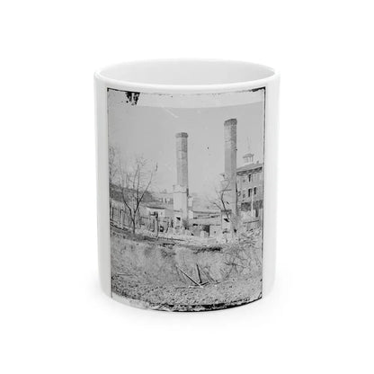 Atlanta, Georgia. Burned Building (U.S. Civil War) White Coffee Mug 11oz - Go Mug Yourself