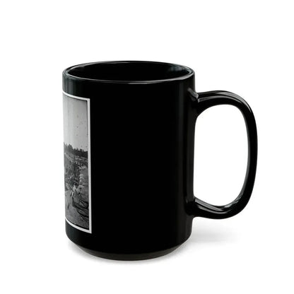 Atlanta, Georgia. Confederate Fort In Front Of Atlanta-2 (U.S. Civil War) Black Coffee Mug - Go Mug Yourself