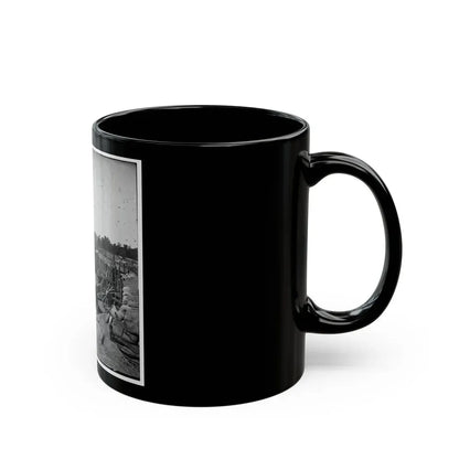 Atlanta, Georgia. Confederate Fort In Front Of Atlanta-2 (U.S. Civil War) Black Coffee Mug - Go Mug Yourself