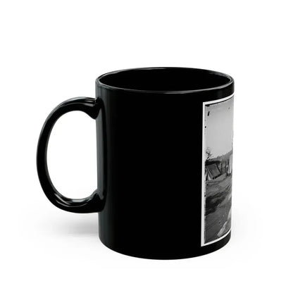 Atlanta, Georgia. Confederate Fort In Front Of Atlanta-2 (U.S. Civil War) Black Coffee Mug - Go Mug Yourself