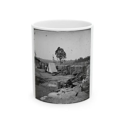 Atlanta, Georgia. Confederate Fort In Front Of Atlanta-2 (U.S. Civil War) White Coffee Mug 11oz - Go Mug Yourself