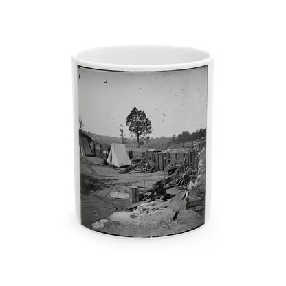 Atlanta, Georgia. Confederate Fort In Front Of Atlanta-2 (U.S. Civil War) White Coffee Mug 11oz - Go Mug Yourself