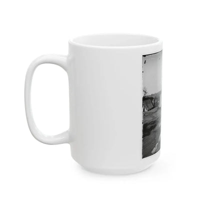 Atlanta, Georgia. Confederate Fort In Front Of Atlanta-2 (U.S. Civil War) White Coffee Mug - Go Mug Yourself
