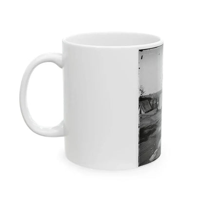 Atlanta, Georgia. Confederate Fort In Front Of Atlanta-2 (U.S. Civil War) White Coffee Mug - Go Mug Yourself