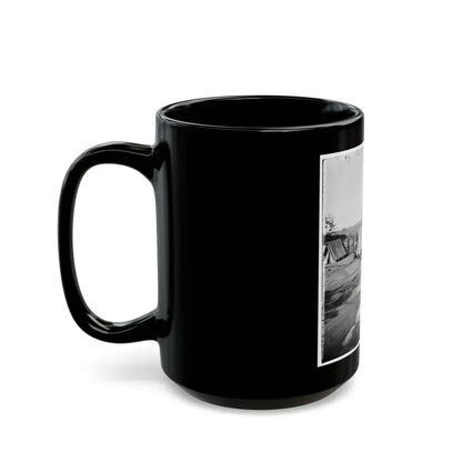 Atlanta, Georgia. Confederate Fort In Front Of Atlanta-3 (U.S. Civil War) Black Coffee Mug - Go Mug Yourself