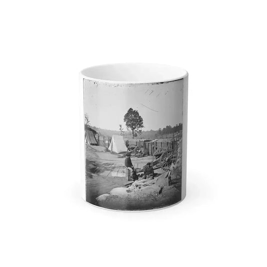 Atlanta, Georgia. Confederate Fort in Front of Atlanta-3 (U.S. Civil War) Color Changing Coffee Mug 11oz Default Title 11oz - Go Mug Yourself