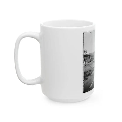 Atlanta, Georgia. Confederate Fort In Front Of Atlanta-3 (U.S. Civil War) White Coffee Mug - Go Mug Yourself