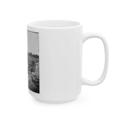 Atlanta, Georgia. Confederate Fort In Front Of Atlanta-3 (U.S. Civil War) White Coffee Mug - Go Mug Yourself