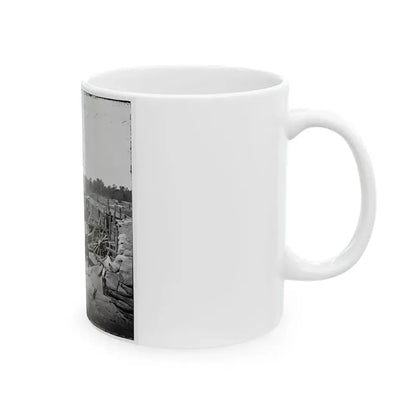 Atlanta, Georgia. Confederate Fort In Front Of Atlanta-3 (U.S. Civil War) White Coffee Mug - Go Mug Yourself