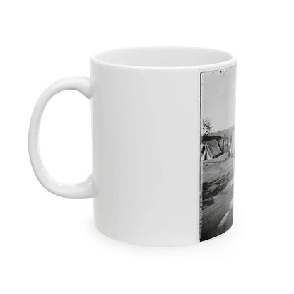 Atlanta, Georgia. Confederate Fort In Front Of Atlanta-3 (U.S. Civil War) White Coffee Mug - Go Mug Yourself