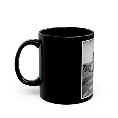Atlanta, Georgia. Confederate Fort In Front Of Atlanta (U.S. Civil War) Black Coffee Mug - Go Mug Yourself