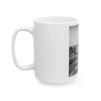 Atlanta, Georgia. Confederate Fort In Front Of Atlanta (U.S. Civil War) White Coffee Mug - Go Mug Yourself