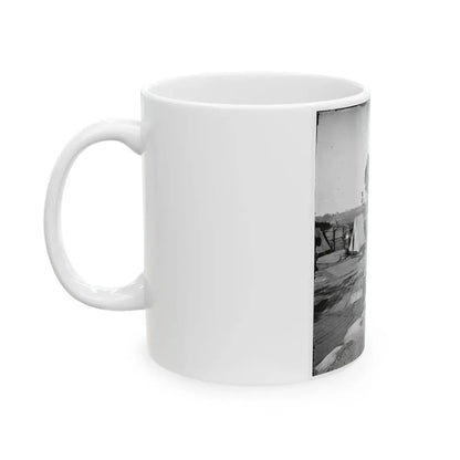 Atlanta, Georgia. Confederate Fort In Front Of Atlanta (U.S. Civil War) White Coffee Mug - Go Mug Yourself