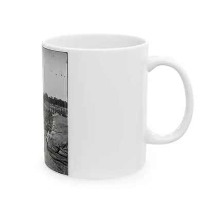 Atlanta, Georgia. Confederate Fort In Front Of Atlanta (U.S. Civil War) White Coffee Mug - Go Mug Yourself
