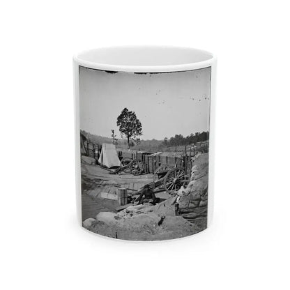 Atlanta, Georgia. Confederate Fort In Front Of Atlanta (U.S. Civil War) White Coffee Mug - Go Mug Yourself