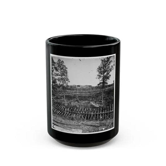 Atlanta, Georgia. Confederate Fortifications(2) (U.S. Civil War) Black Coffee Mug 15oz - Go Mug Yourself